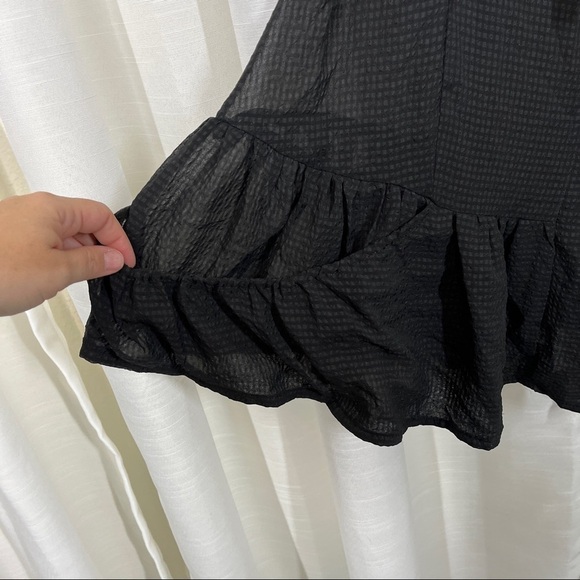 Satrjnsha Paris oversized sheer button down blouse - Picture 4 of 13